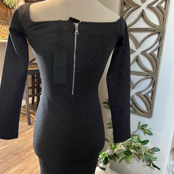 RtA “Electra” Dress off the shoulder - size 0 - Picture 5 of 6